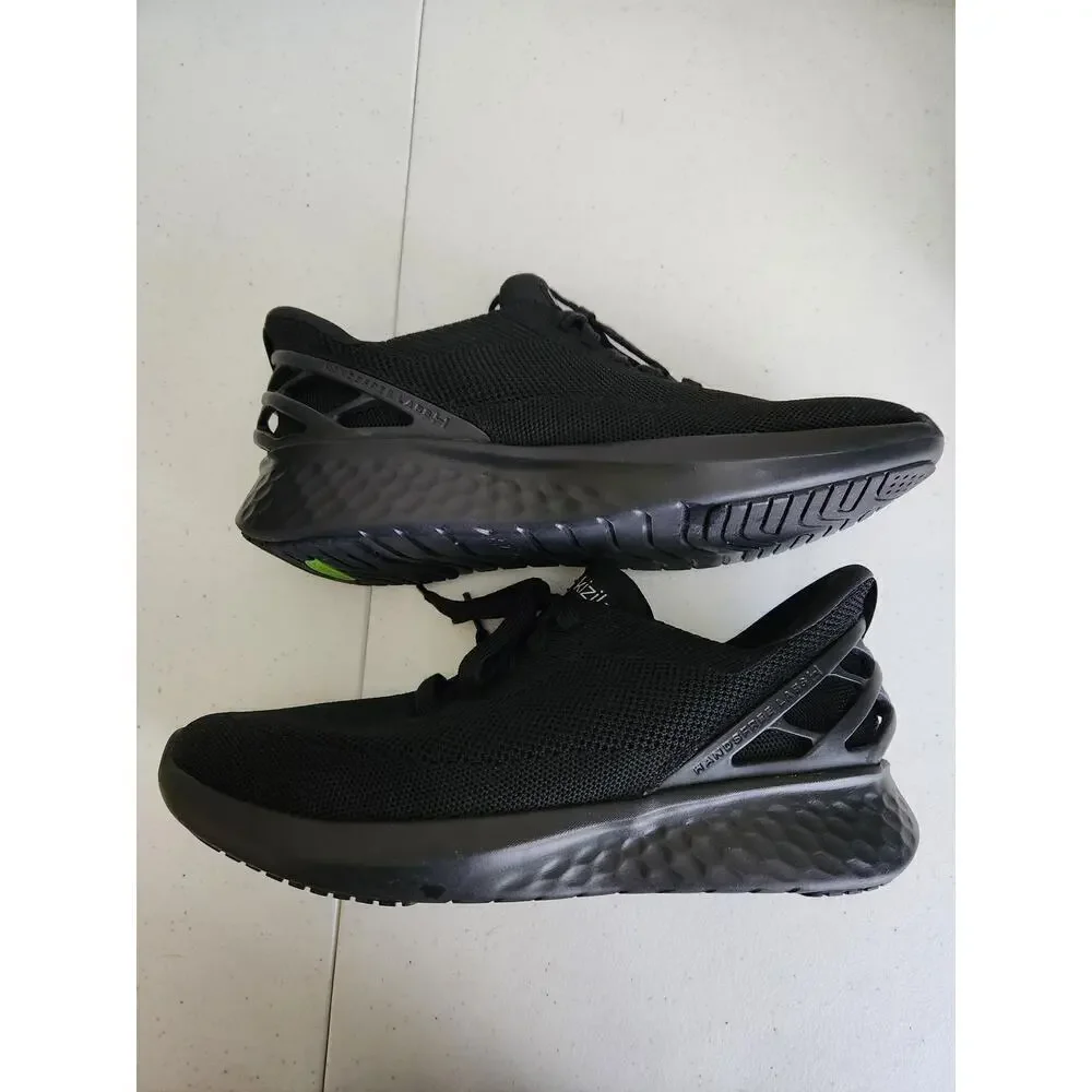 Kizik Unisex Athens Athletic Shoes - Blackout M/ 9 W- W 10.5 hands free mobility